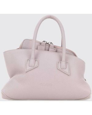 The Attico Grained Leather La Passeggiata Bag - Pink
