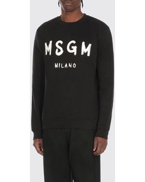 MSGM Sweatshirt Herren - Schwarz