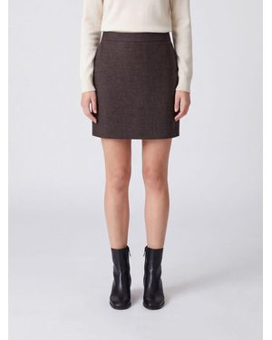 Max Mara Minigonna A Tubino - Neutro