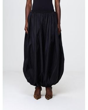 Alaïa Crepe Wide Leg Pants - Blue