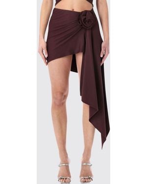 Magda Butrym Flower Skirt - Red
