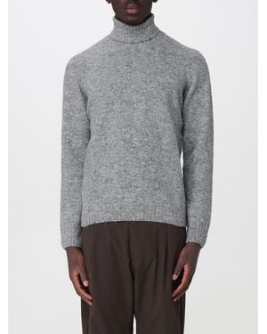 Drumohr Langärmeliger Rollkragenpullover Aus Einer Feinen Woll-Kaschmir-Mischung - Grau