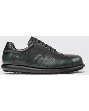 Camper Pelotas Vegetable-Tanned Leather Trainers - Black