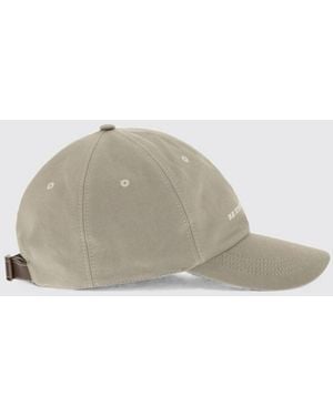 Brunello Cucinelli Cotton Baseball Cap With Embroidered Logo - White