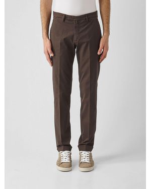 Briglia 1949 Stretch Cotton Chino Trousers - Grey