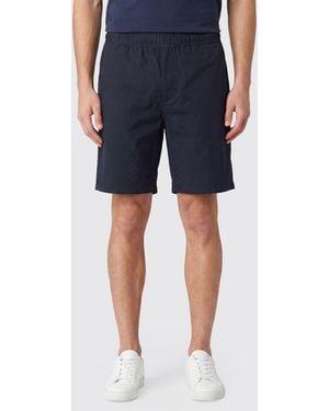 Vision Of Super Cotton Chino Shorts With Elasticated Waist - Blue