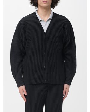 Homme Plissé Issey Miyake Pleated Cardigan - Blue