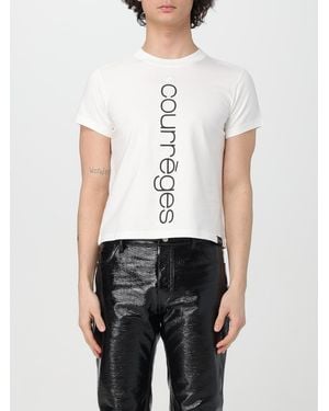Courreges T-Shirt Di Cotone Courréges - Bianco