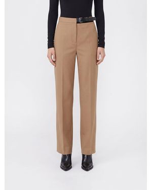 Semicouture High-Waisted Skinny Pants - Brown