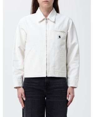 Carhartt Organic Cotton Jacket With Logo - White