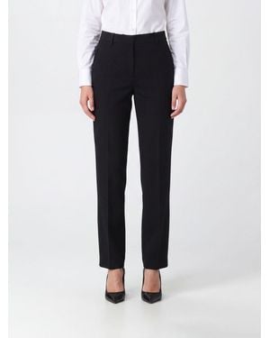 Lanvin Mittelhohe Slim-Fit-Skinny-Hose Aus Reiner Wolle Mit Gürtelschlaufen - Blau