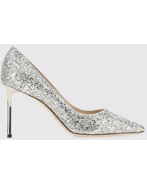 Jimmy Choo Romy High-Heeled Court Shoes - White