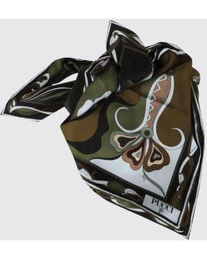 PUCCI Printed Silk Scarf - Black