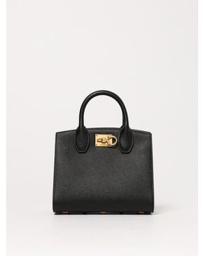 Ferragamo Borsa Studio Box Bag - Nero