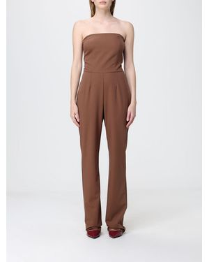 Mar De Margaritas Viscose Blend Jumpsuit - Brown