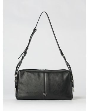 Pinko Keeper Bag Ledertasche - Schwarz