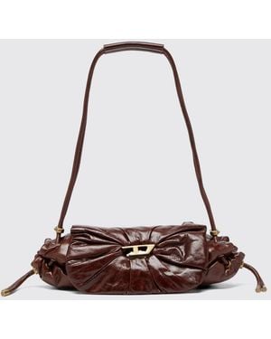DIESEL Borsa A Spalla Scrunch-D - Rosso