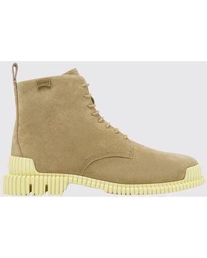Camper Pix Ankle Boots - Natural
