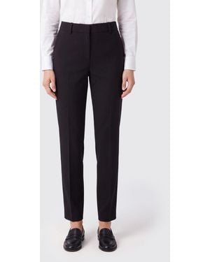 Incotex Mid-Rise Slim Fit Tailored Skinny Pants - Blue