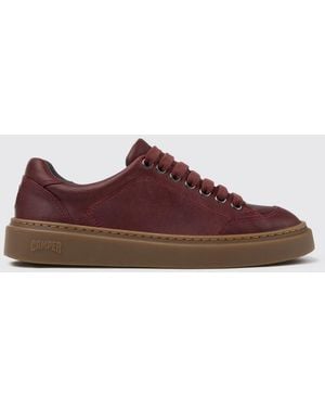 Camper Runner Twentyfive Sustainable Smooth Leather Low Top Trainers - Brown