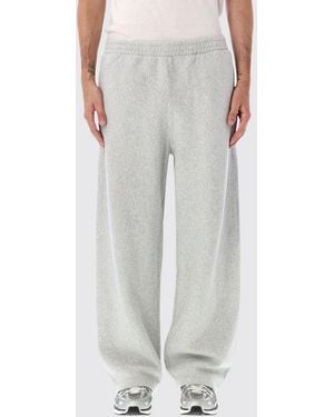 Champion Wide Leg Cotton Jogging Trousers With Elasticated Waist - Grey