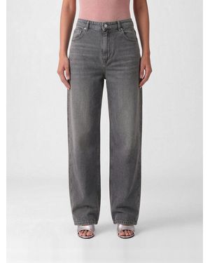 Max Mara Allegra Baggy Fit Denim Jeans - Grey