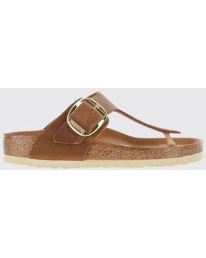 Birkenstock Gizeh Big Buckle Oiled Leather Sandal - Brown