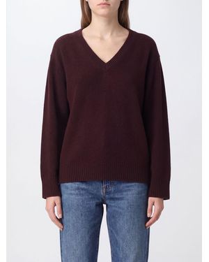 FRAME V-Neck Sweater - Red