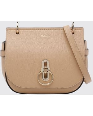 Mulberry Small Amberley Grained Calf Leather Crossbody Bag - Natural