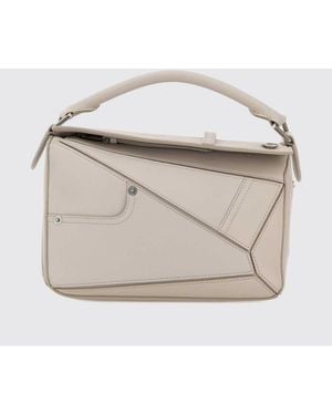 Loewe Puzzle Leather Bag - Natural