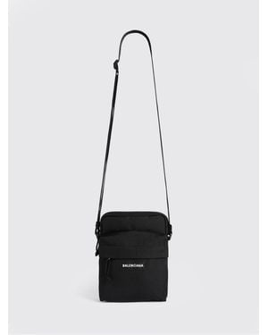 Balenciaga Borsa Explorer Logo - Bianco