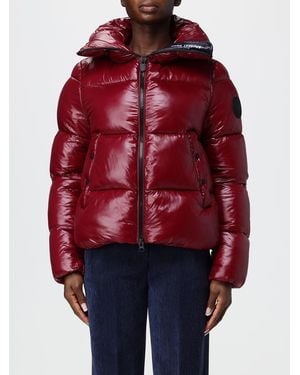 Save The Duck Short Polyester Puffer Jacket With High Neck And Thermoplume Padding - Red