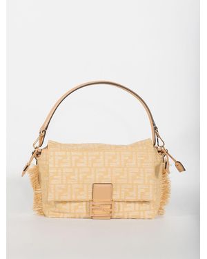 Fendi Sac Porté Épaule Femme - Métallisé