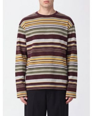 Dries Van Noten Multicolour Striped Jersey Long-Sleeved T-Shirt - Red