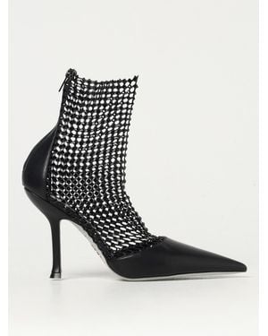 Rene Caovilla High-Heeled Ankle Boots - Black