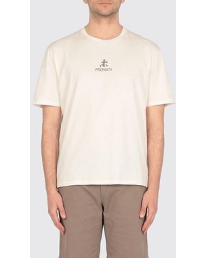 Premiata Cotton T-Shirt With Logo - White
