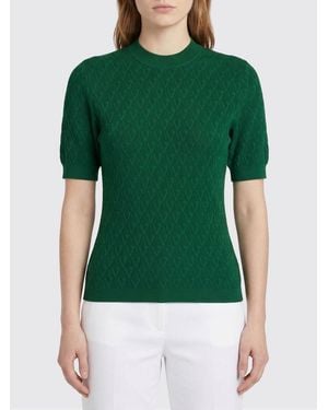 Versace Viscose Crew-Neck Jumper - Green