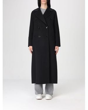 Max Mara Double-Breasted Coat - Black