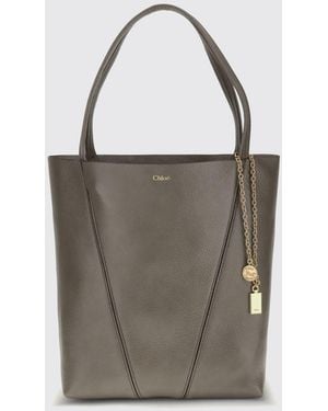 Chloé Sac Porté Main Femme - Gris
