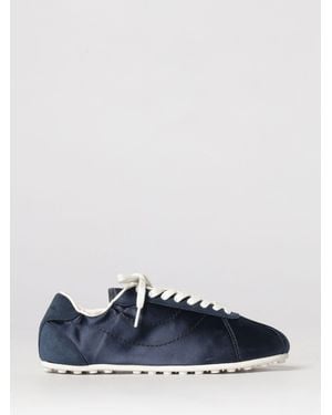 Paul Smith Satin And Suede Trainers - Blue