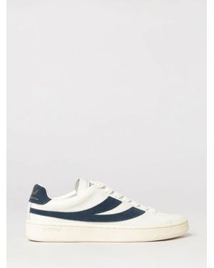 Superga Zweifarbige 1960 Capri Sneakers Aus Leder Mit Gepolstertem Knöchel - Weiß