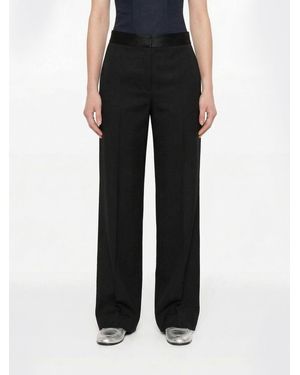 Jil Sander Satin Straight Trousers By - Black