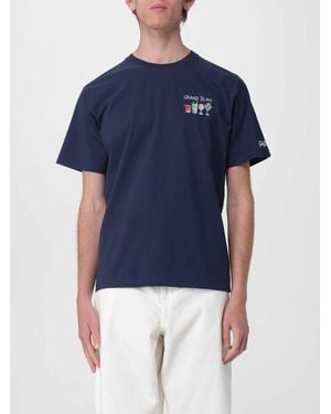 MC2 Saint Barth Cotton Crew Neck T-Shirt - Blue