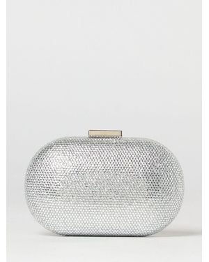 Twentyfourhaitch Sunrise Crystal Clutch - Grey
