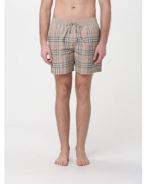 Burberry Vintage Check Polyester Swimsuit - Natural