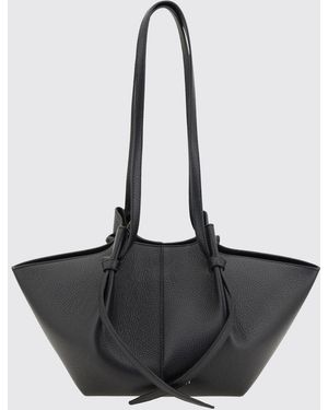 Yuzefi Mochi Grained Calf Leather Bag - Black