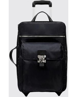 Fpm Milano Butterfly Duffle On Wheels - Black