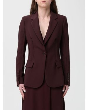 Elisabetta Franchi Slim Single-Breasted Blazer - Red