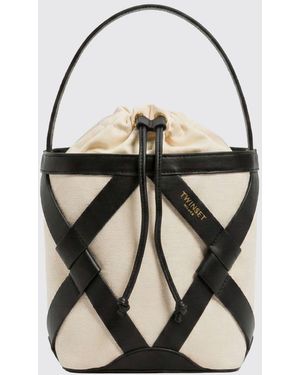 Twinset Bolso Saco De Lona - Multicolor