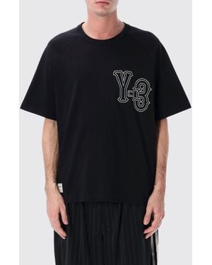 Y-3 Camiseta Hombre - Negro